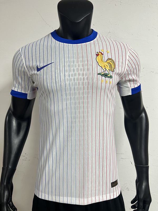 AAA Quality France 2024 Euro Away White Soccer Jersey(Player)
